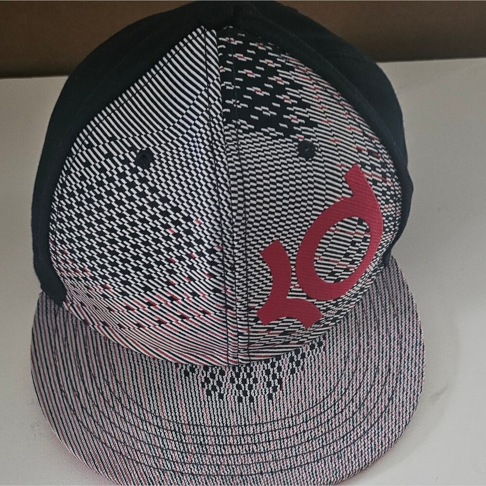 Nike Hat Cap Snap Back KD Black Red Mens One Size Basketball NBA Kevin Durant
